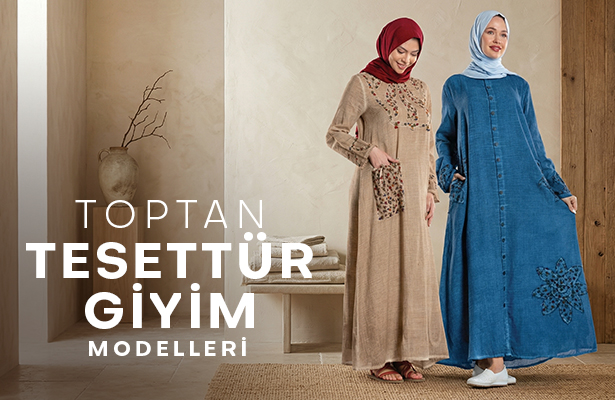 Şile bezi toptan tesettür giyim modelleri