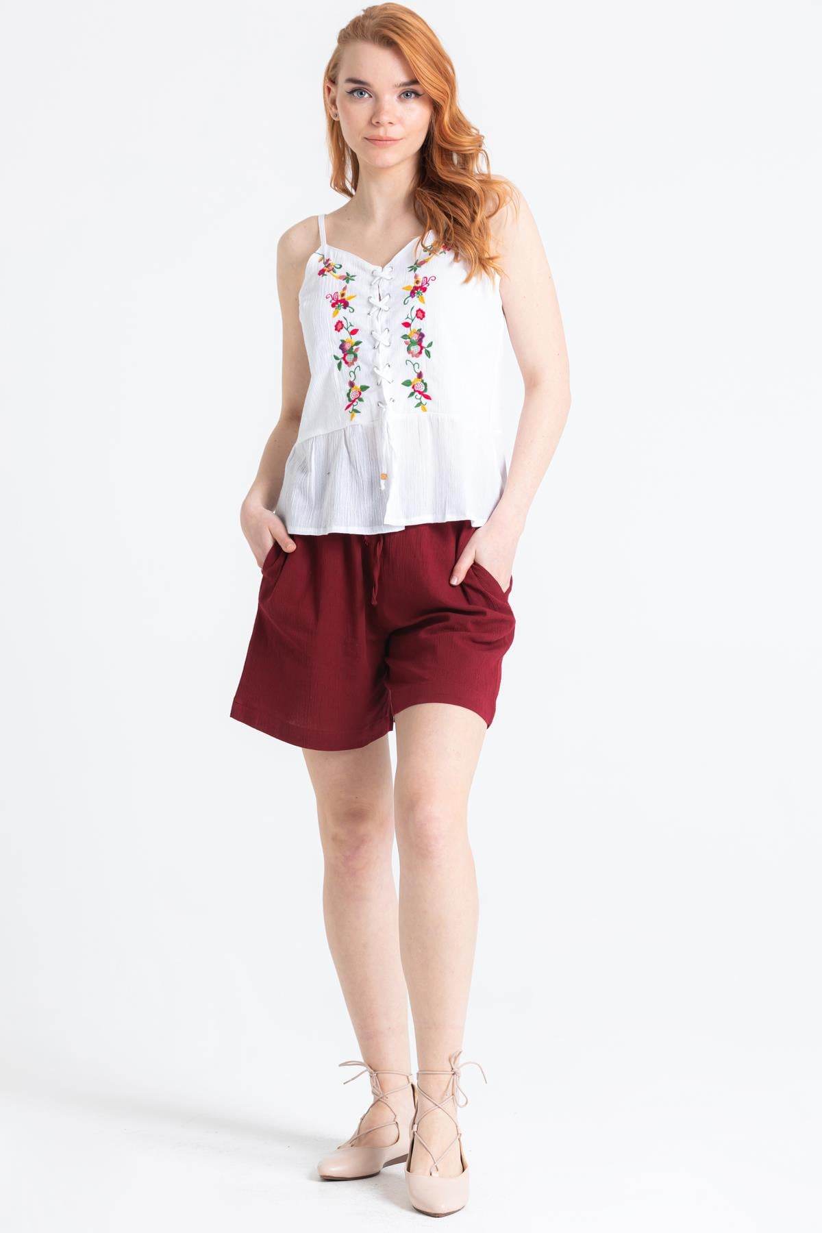 Bihter Bluz Beyaz Byz