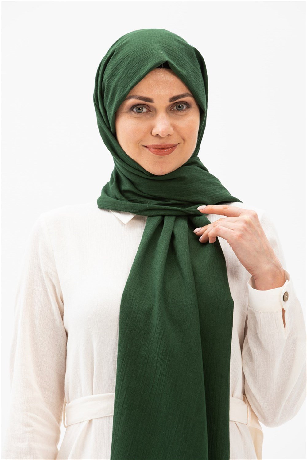 Toptan Şile Bezi Şal Yeşil