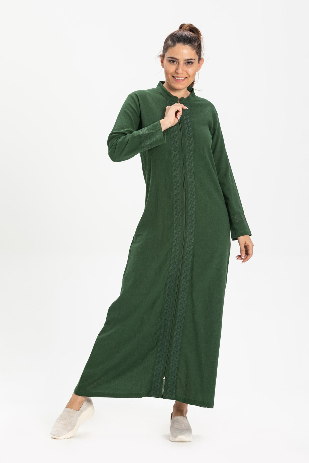 Toptan Cemre Şile Bezi Ferace Yeşil