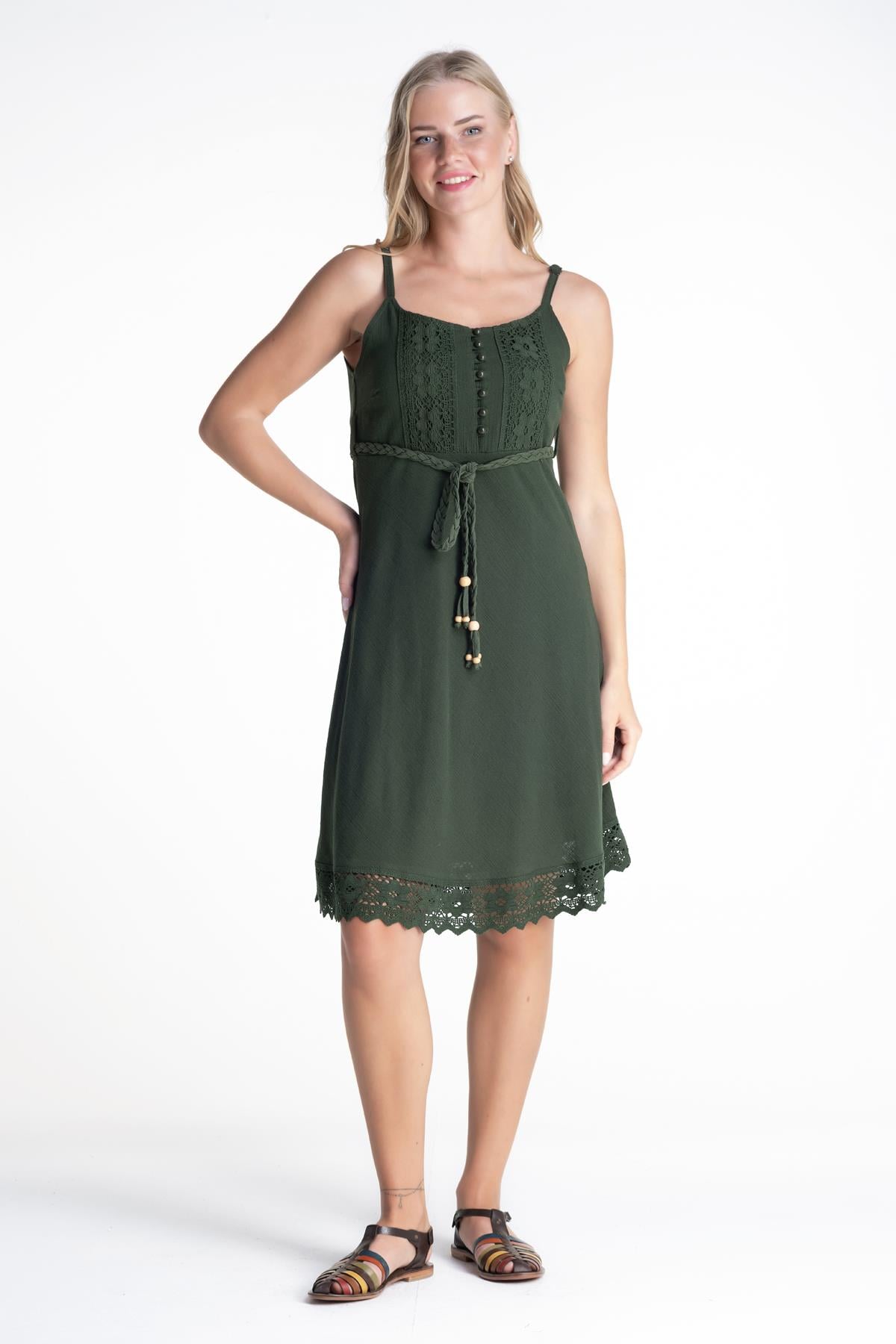 Toptan Eda Elbise Yeşil