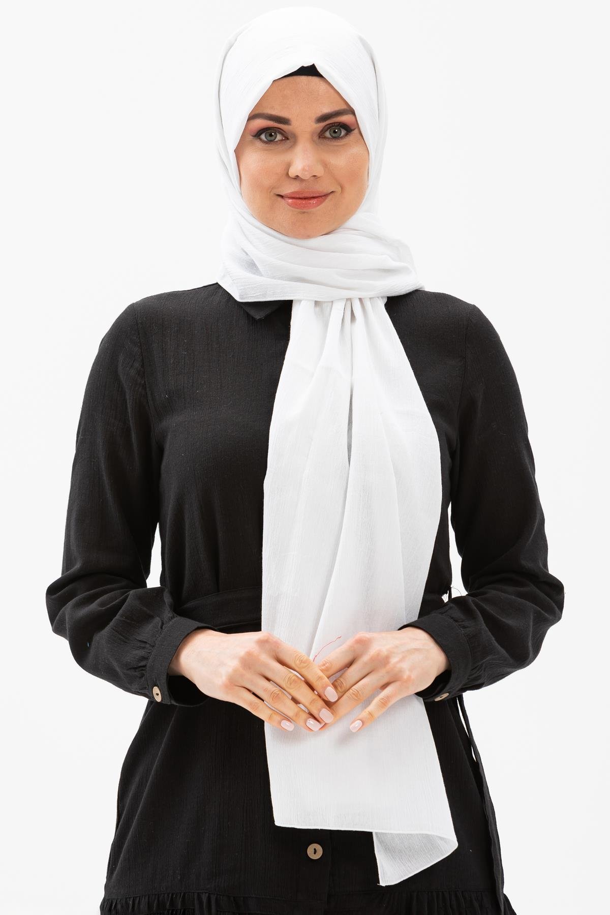 Toptan Şile Bezi Şal Beyaz