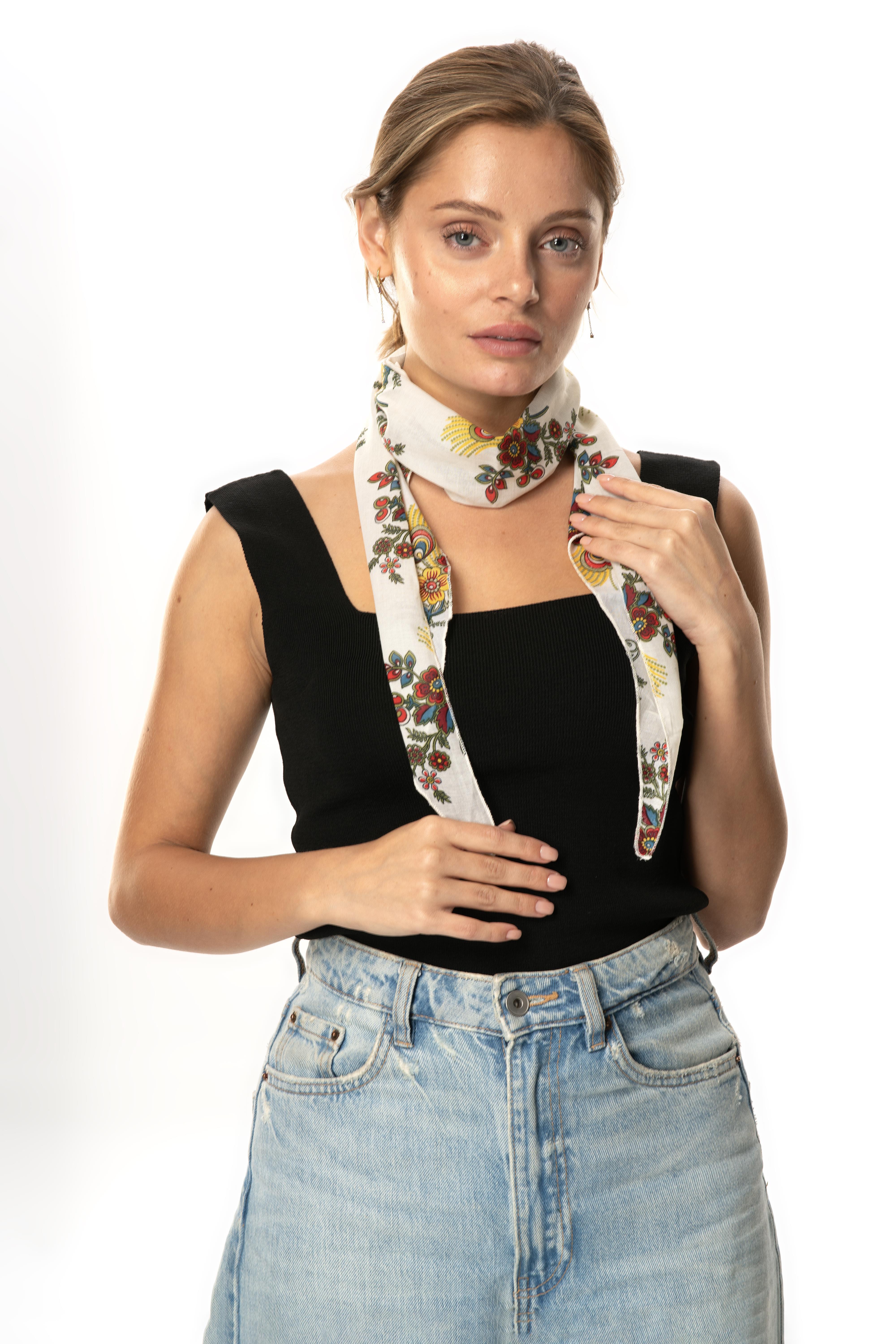 Vual Fular Mimoza Krem 6233