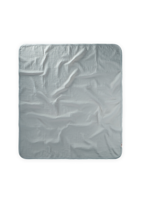 Dantel İşlemeli Tekkat Müslin Battaniye 100X100 cm +/- 3 cm Mint Yeşil