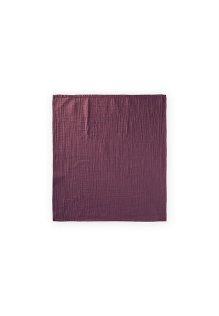 Organik Müslin Bez 50X50 cm Mürdüm