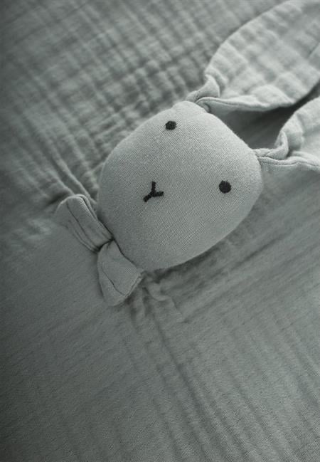 Tavşan Müslin Uyku Arkadaşı (Yıkanmıştır) 40X40 cm Çağla Yeşili