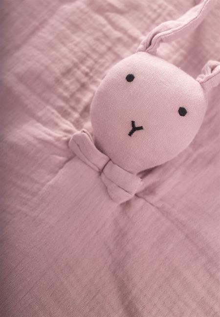 Tavşan Müslin Uyku Arkadaşı (Yıkanmıştır) 40X40 cm Leylak