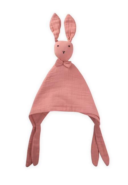 Tavşan Müslin Uyku Arkadaşı (Yıkanmıştır) 40X40 cm Yavruağzı