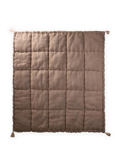 Müslin Çocuk Oyun Minderi (Yıkanmıştır) 100X100 cm Toprak