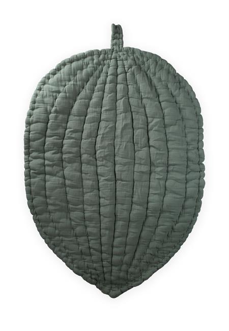 Müslin Yaprak Bebek Oyun Minderi (Yıkanmıştır) HAKİ DF