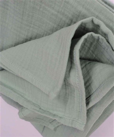 Düz Müslin Battaniye 90x100 cm Mint Yeşil