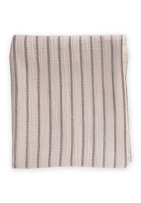 Naturel Battaniye 90X100Cm FÜME ÇİFT ÇİZGİLİ