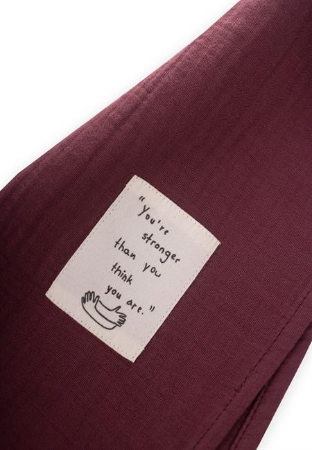 Çocuk Fular 25X140 Cm Mürdüm