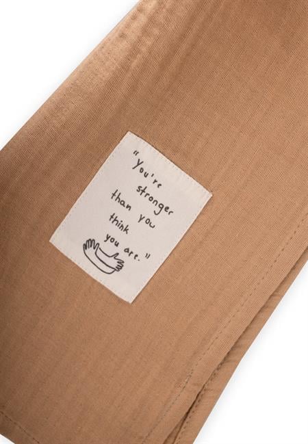 Çocuk Fular 25X140 Cm Camel