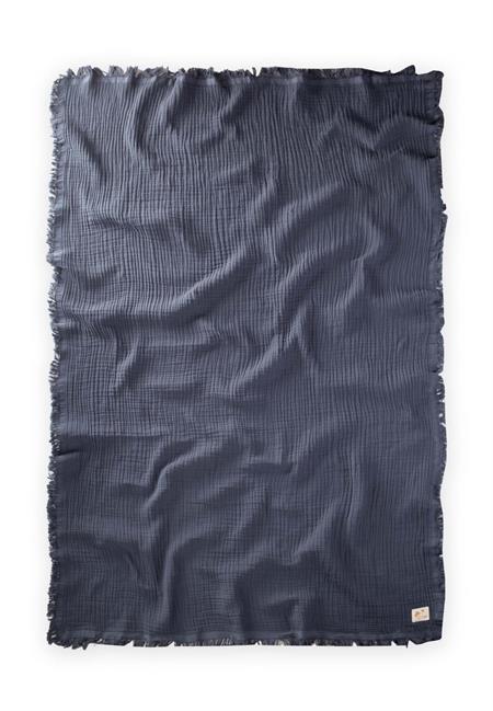 Dört Kat K. Püsküllü Battaniye 80X120 Cm ANTRASİT