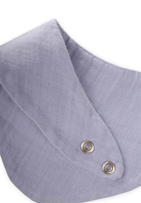 Üçgen Arkadan bağlamalı Mama Önlüğü MAVİ