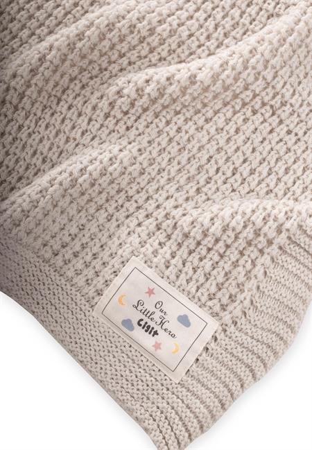 Selanik Triko Battaniye 80X100 (+/-5 Cm ) EKRU