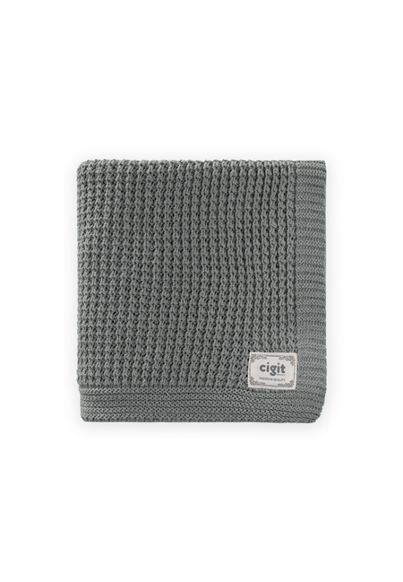 Selanik Triko Battaniye 80X100 (+/-5 Cm ) Haki Yeşil