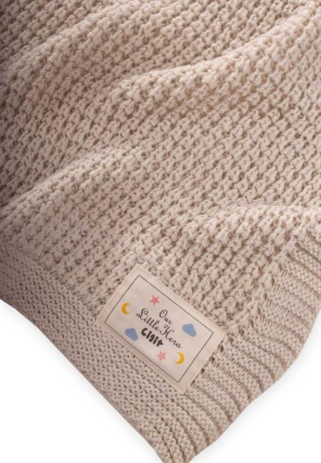 Selanik Triko Battaniye 80X100 (+/-5 Cm ) NATUREL