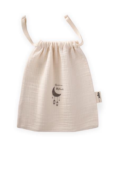 Organik Ramazan Müslin Kese 25X30 Cm NATUREL