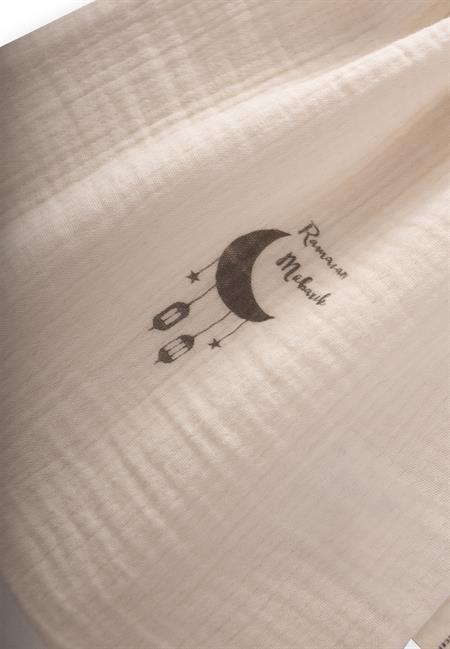 Organik Ramazan Müslin Kese 25X30 Cm NATUREL