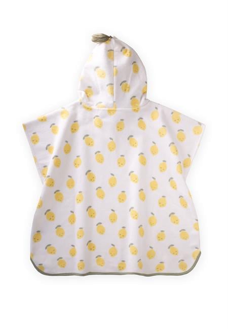 Limon Baskılı Panço Standart BEYAZ