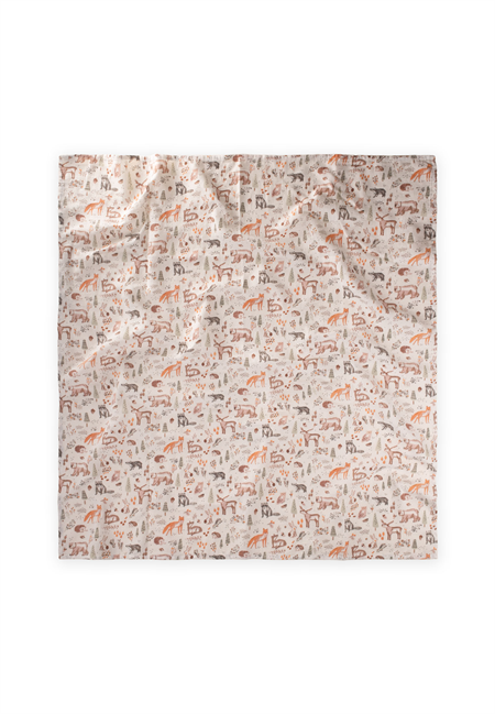 Baskılı Müslin Battaniye 90X100 Cm HAYVAN BASKILI