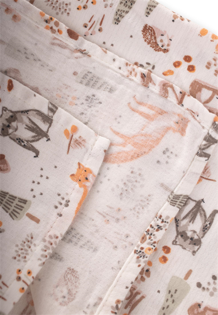 Baskılı Müslin Battaniye 90X100 Cm HAYVAN BASKILI