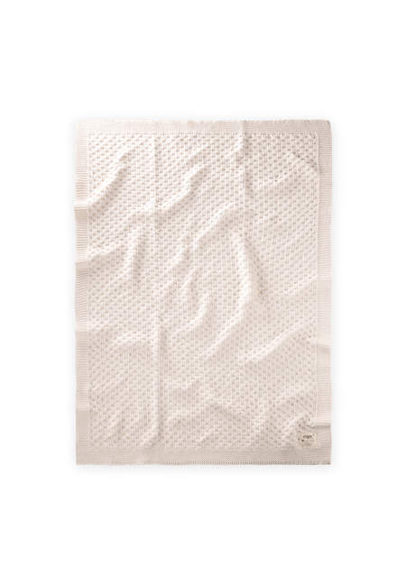 Piti Piti Triko Battaniye 80X100 Cm Naturel