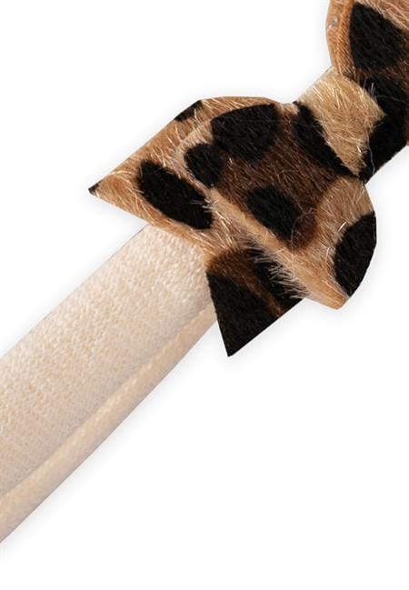 Tokalı Ve Kurdeleli Bandana Leopar Desen