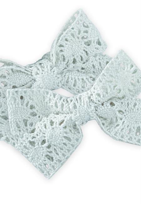 Dantel Örmeli İkili Toka MİNT YEŞİLİ