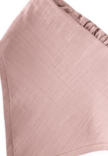 Müslin Lastikl Saç Bandanası PUDRA PEMBE