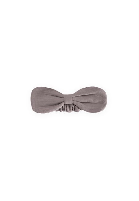Müslin Lastikli Fiyok Bandana GRİ
