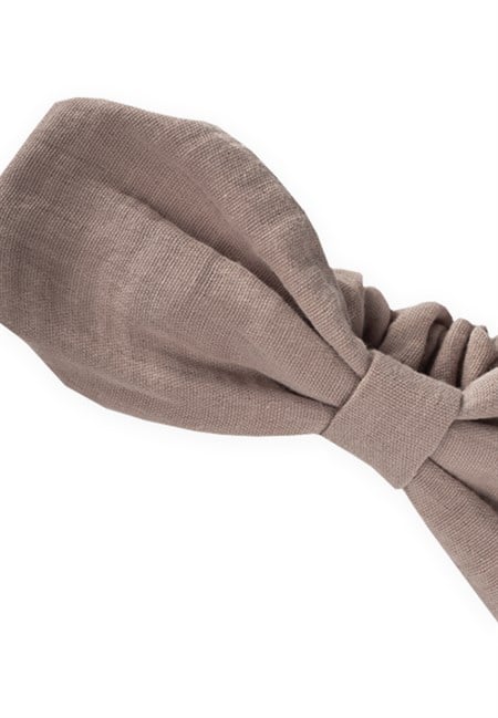 Müslin Lastikli Fiyok Bandana Vizon