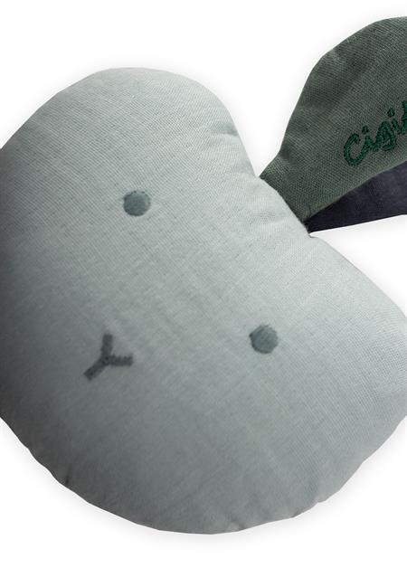 Müslin Çıngıraklı Elma Oyuncak MİNT YEŞİLİ