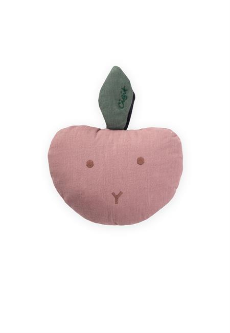 Müslin Çıngıraklı Elma Oyuncak Gül Kurusu