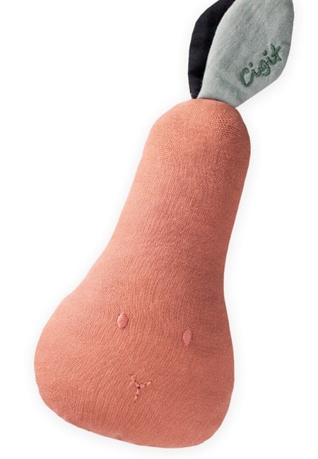 Müslin Çıngıraklı Armut Oyuncak K.Pembe
