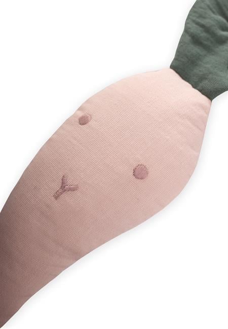 Müslin Çıngıraklı Havuc Oyuncak Pudra Pembe