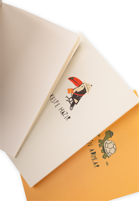 Üçlü Blok Not Safari Temalı