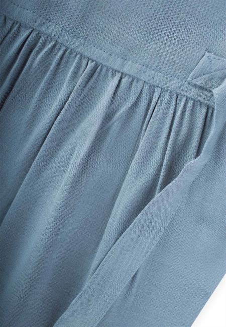 Kolsuz Bağcıklı Tulum 2-7 Yaş Mavi