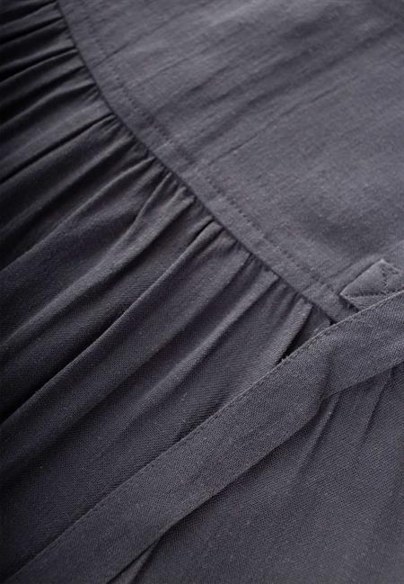 Kolsuz Bağcıklı elbise 2-7 Yaş Antrasit