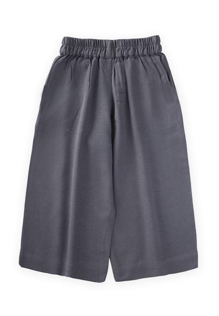 Pileli Bol Pantolon 2-7 Yaş Antrasit