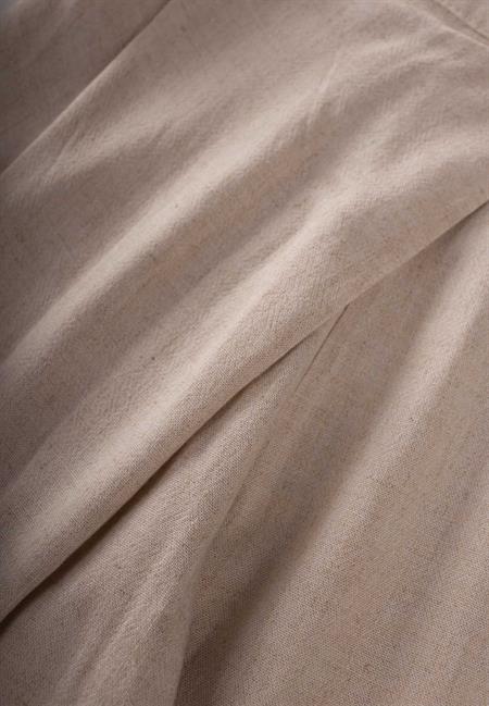 Çapraz Pileli Keten Pantolon 2-7 Yaş Naturel