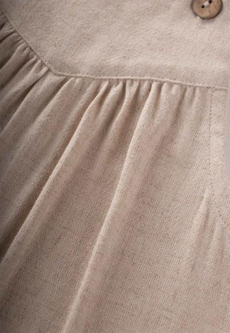 Askılı Elbise 2-7 Yaş NATUREL