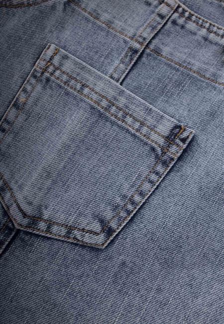 Paçası Tiftikli Kot Slopet 2-7 Yaş Mavi