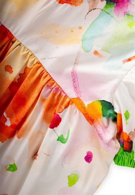 Poplin Tulum 2-7 Yaş Oranj