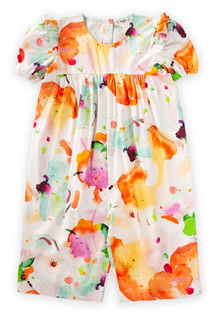 Poplin Tulum 2-7 Yaş Oranj