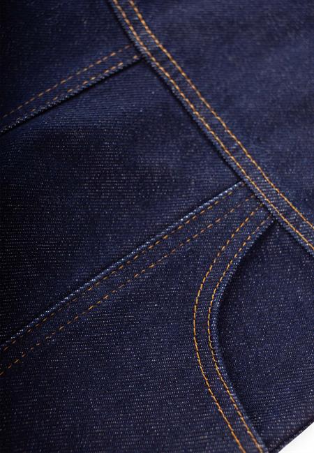 Yandan Cepli Kot Salopet 2-7 Yaş Mavi