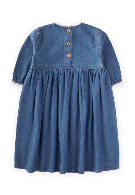 Kopanakili Kot Elbise 2-7 Yaş Mavi