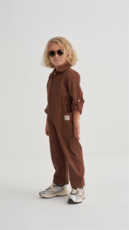 Gabardin Tulum 2-7 Yaş KAHVE